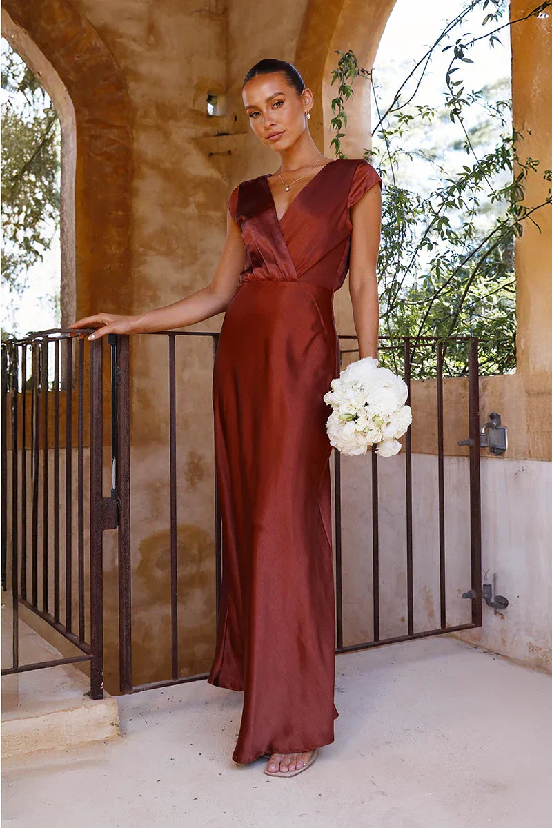Lucrecia® | Maxi Dress Rust