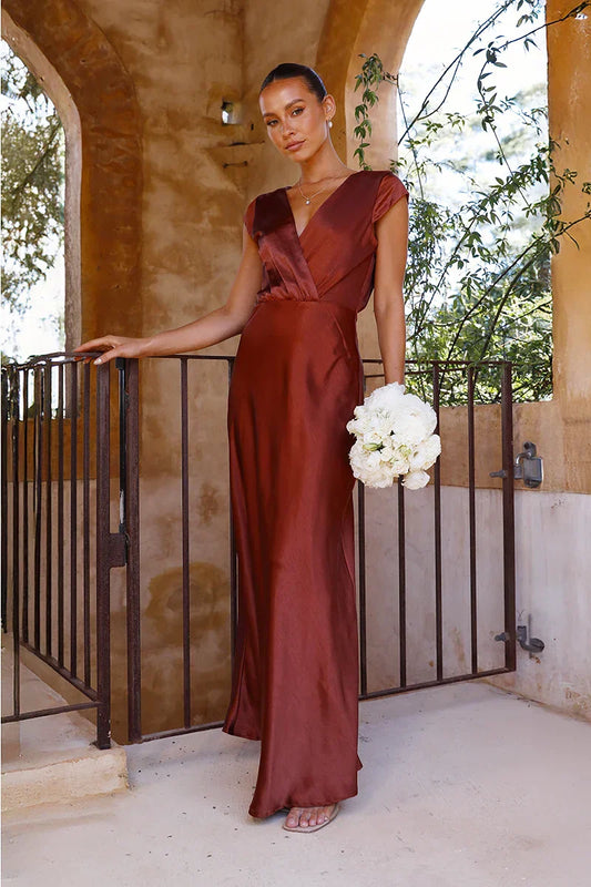 Lucrecia® | Maxi Dress Rust