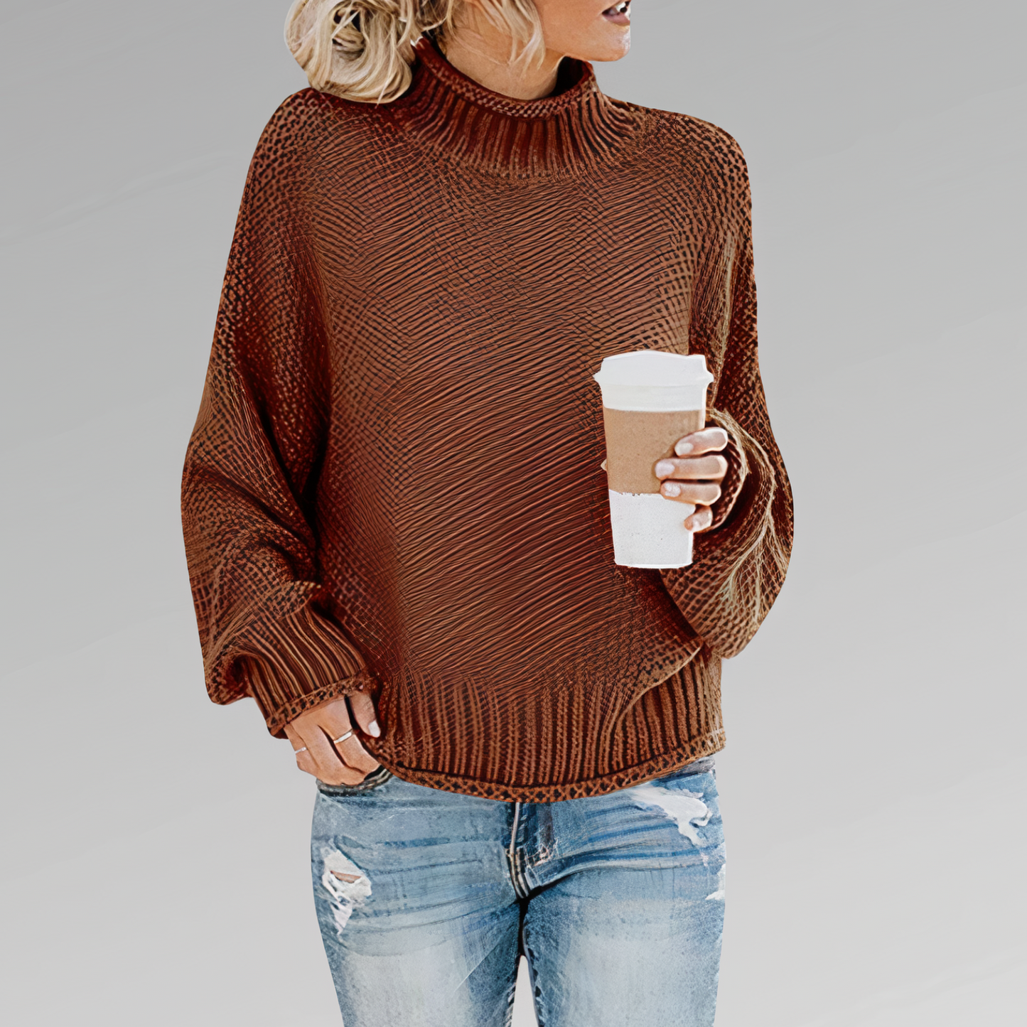 Eleonora | Knitted turtleneck sweater