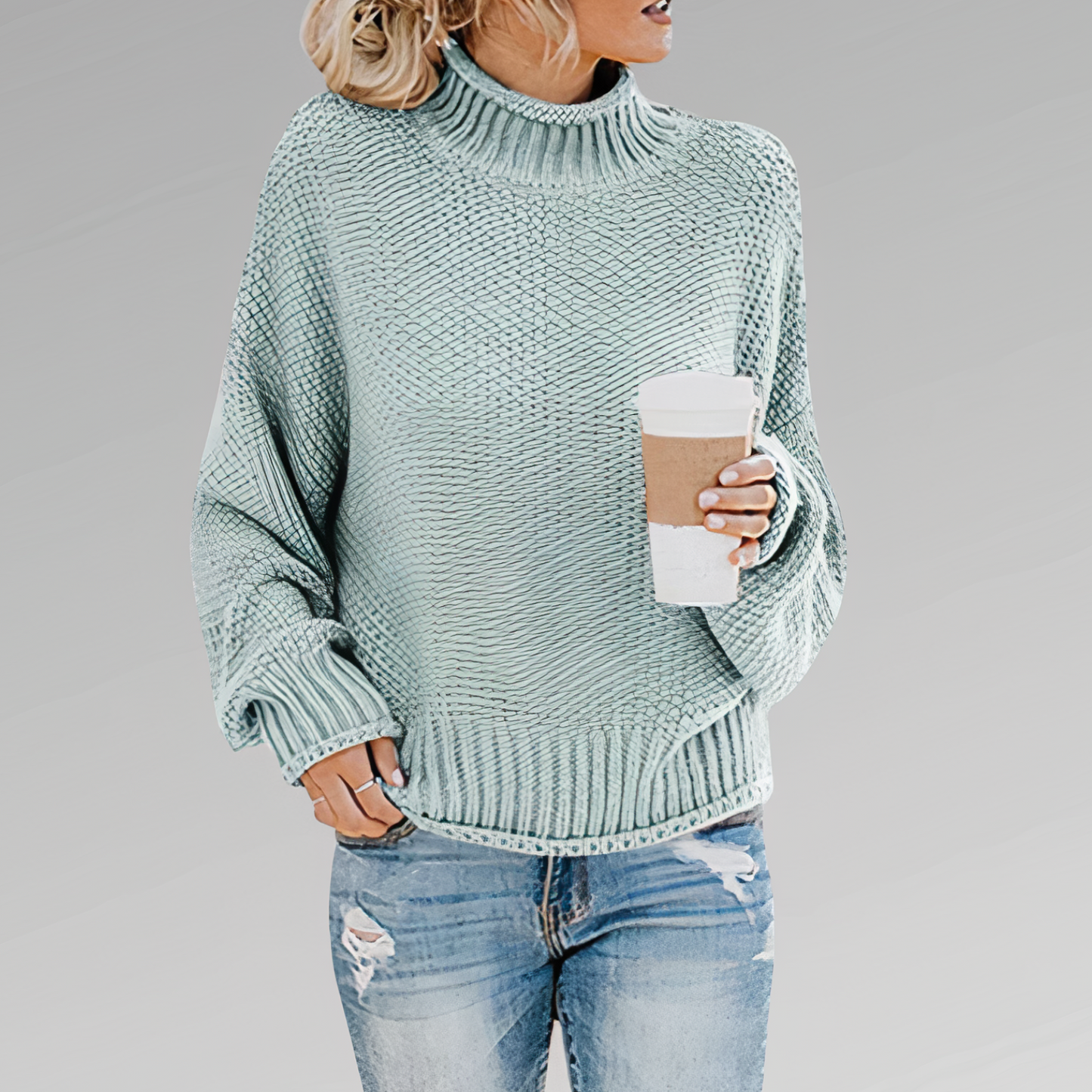 Eleonora | Knitted turtleneck sweater