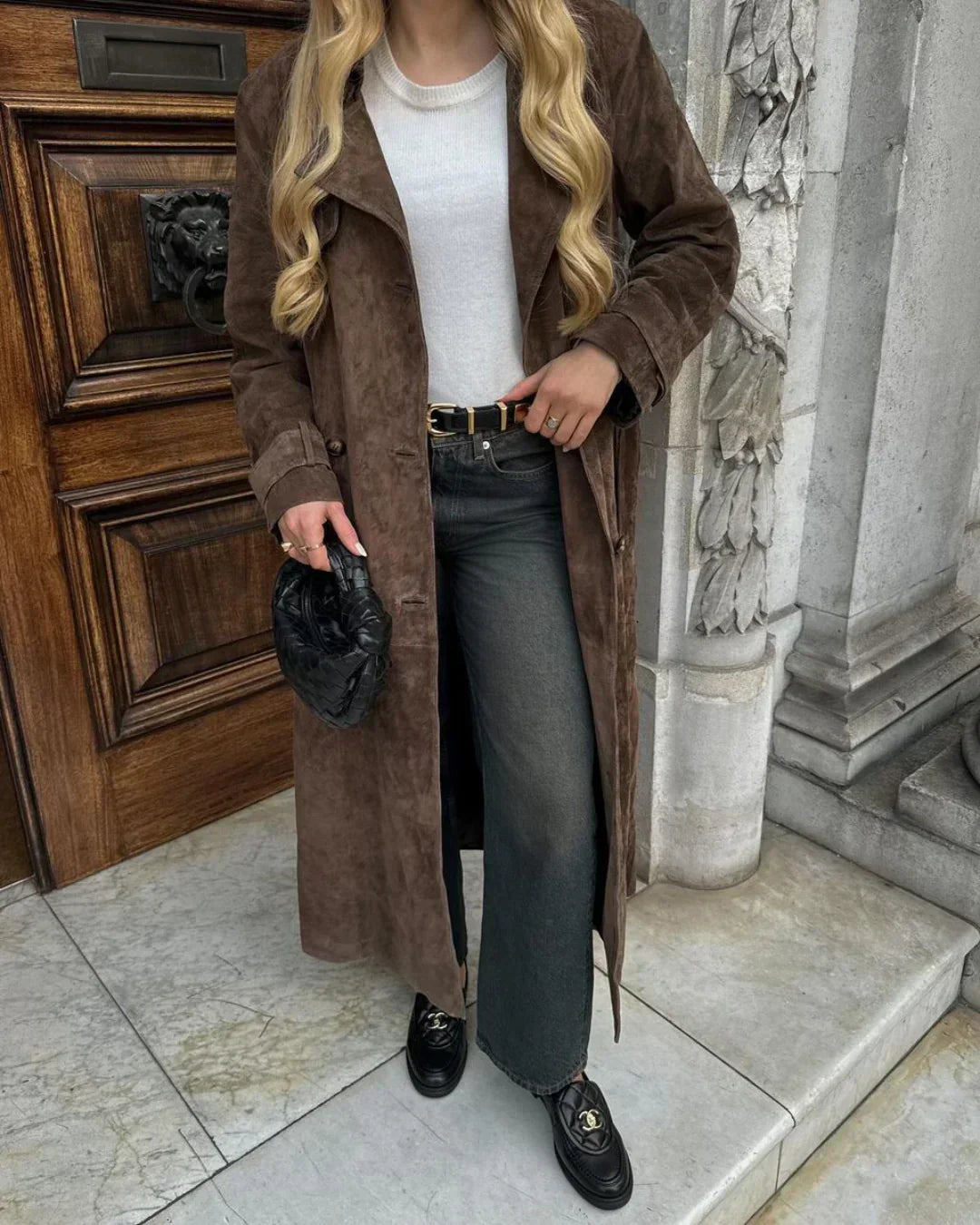 Brigitte | Milano I Long suede jacket