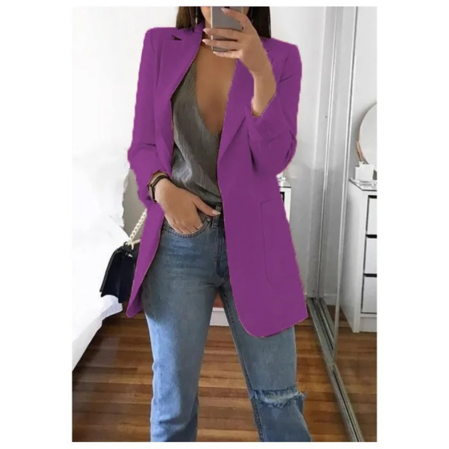 Simone | Long women's blazer