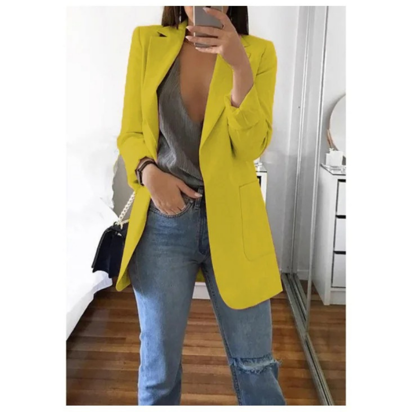 Simone | Long women's blazer