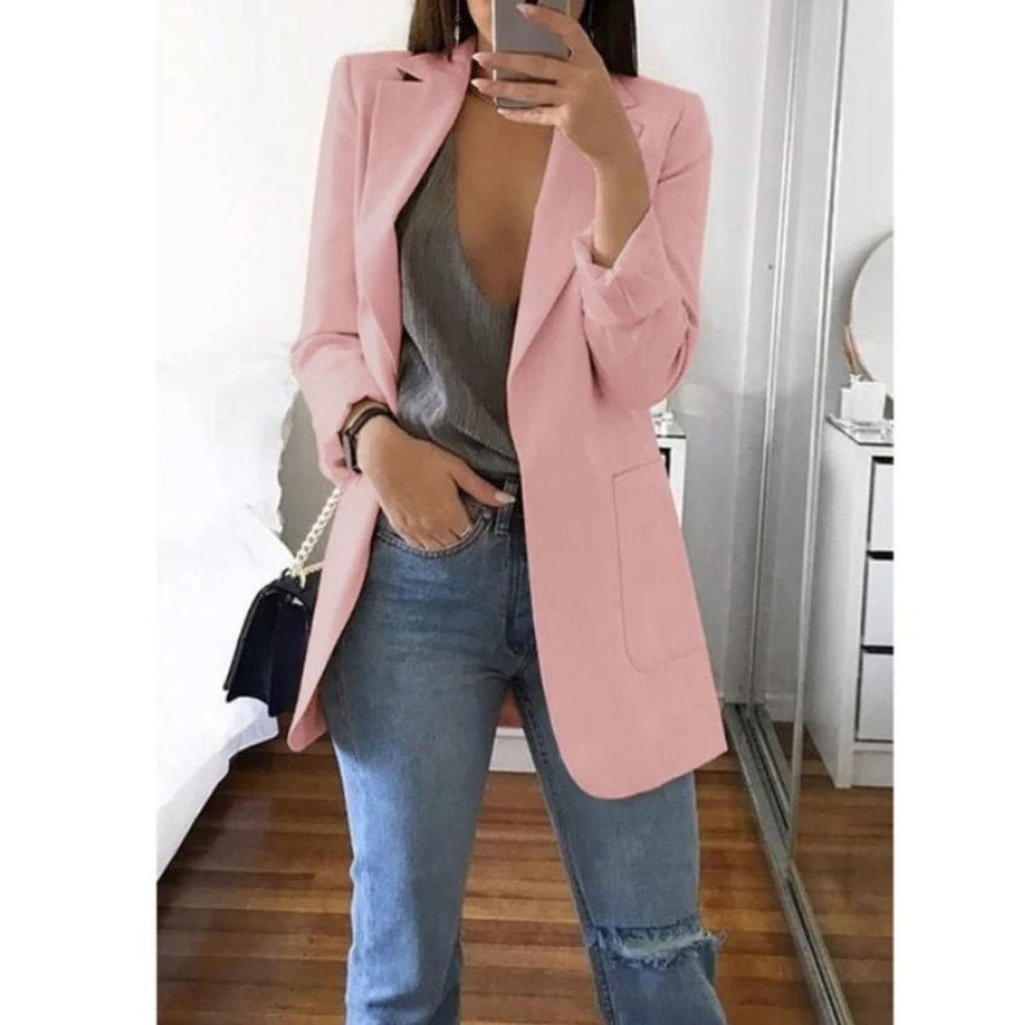 Simone | Long women's blazer