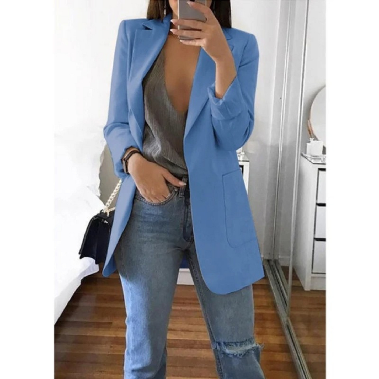 Simone | Long women's blazer
