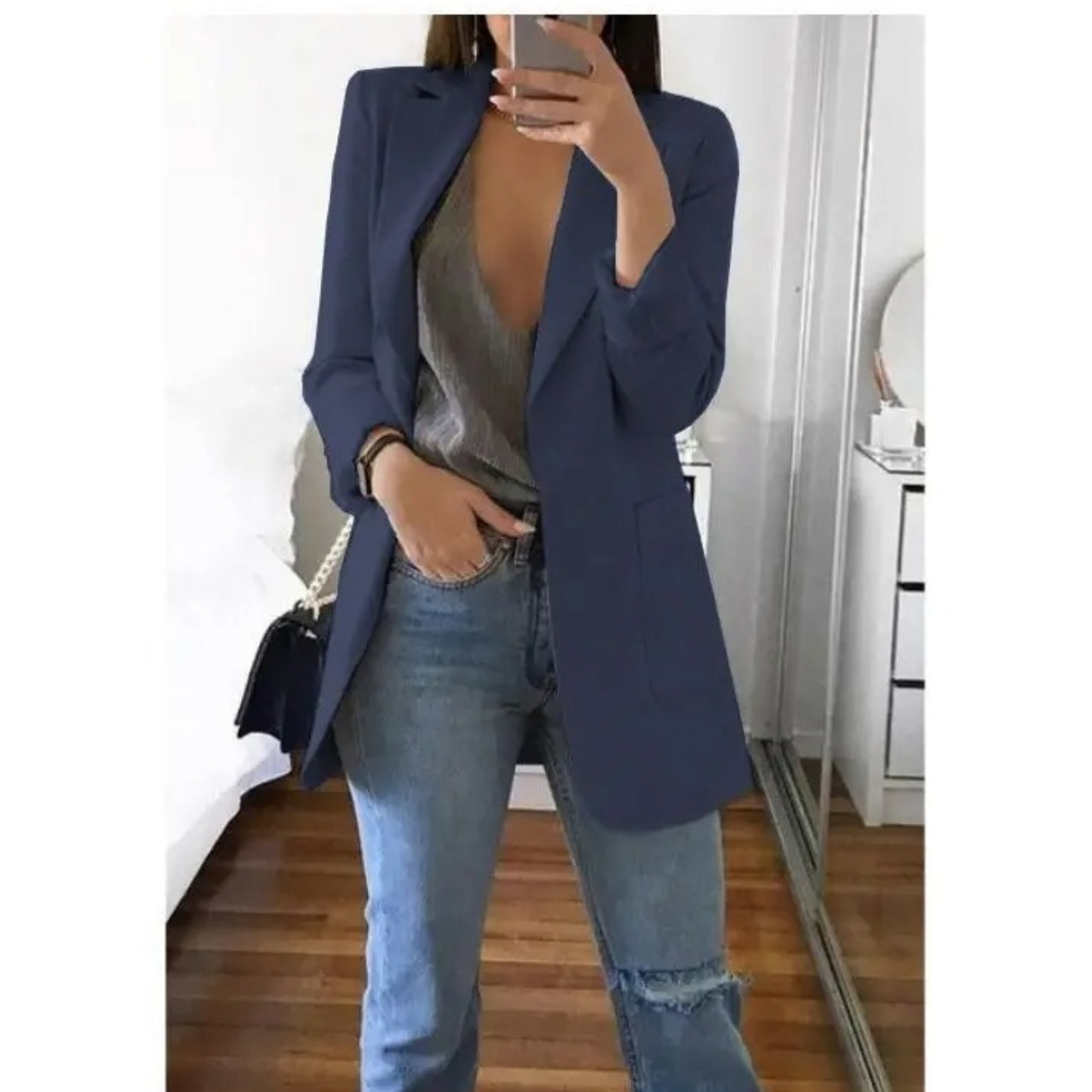Simone | Long women's blazer