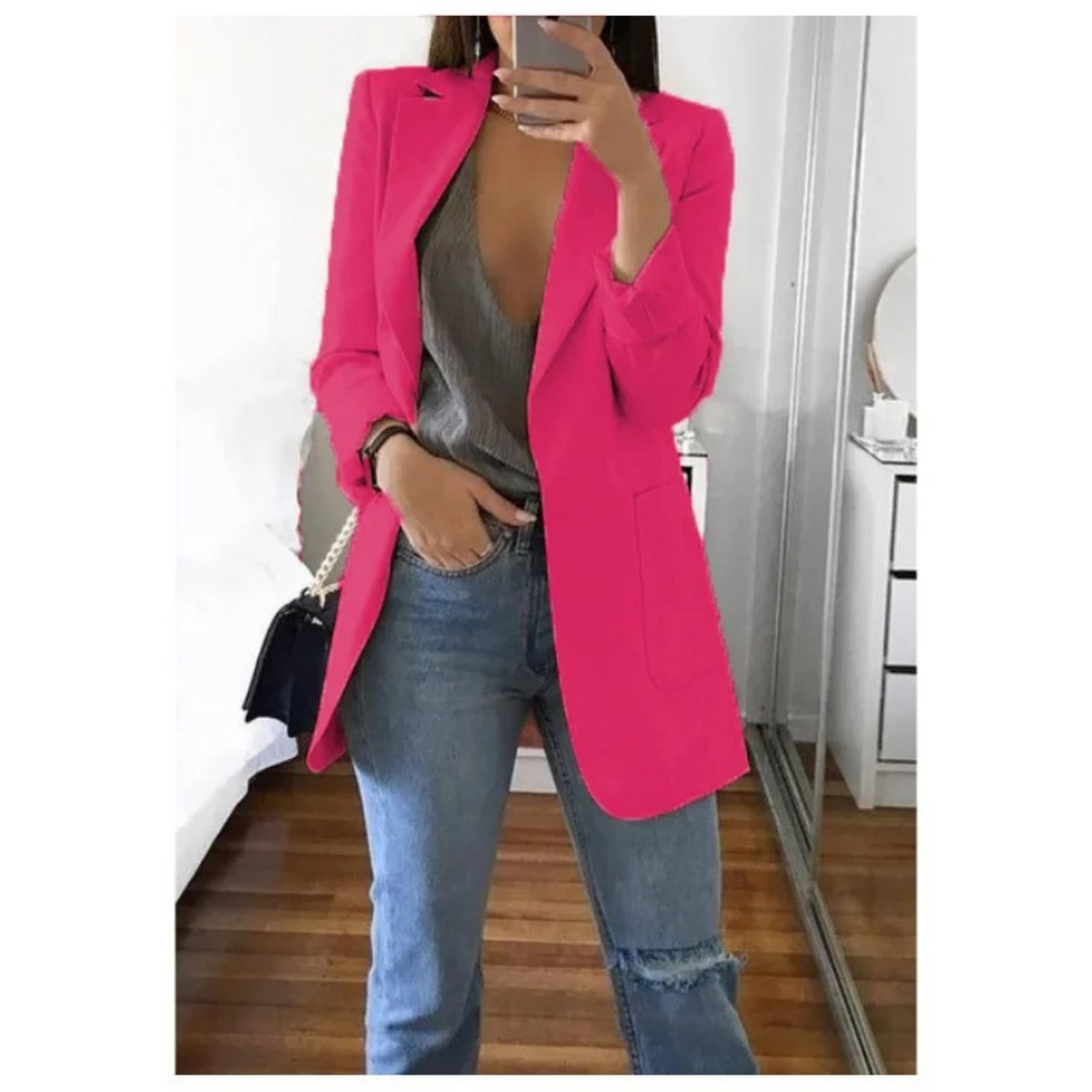 Simone | Long women's blazer