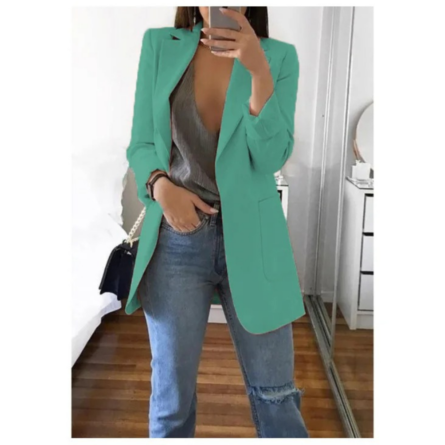 Simone | Long women's blazer