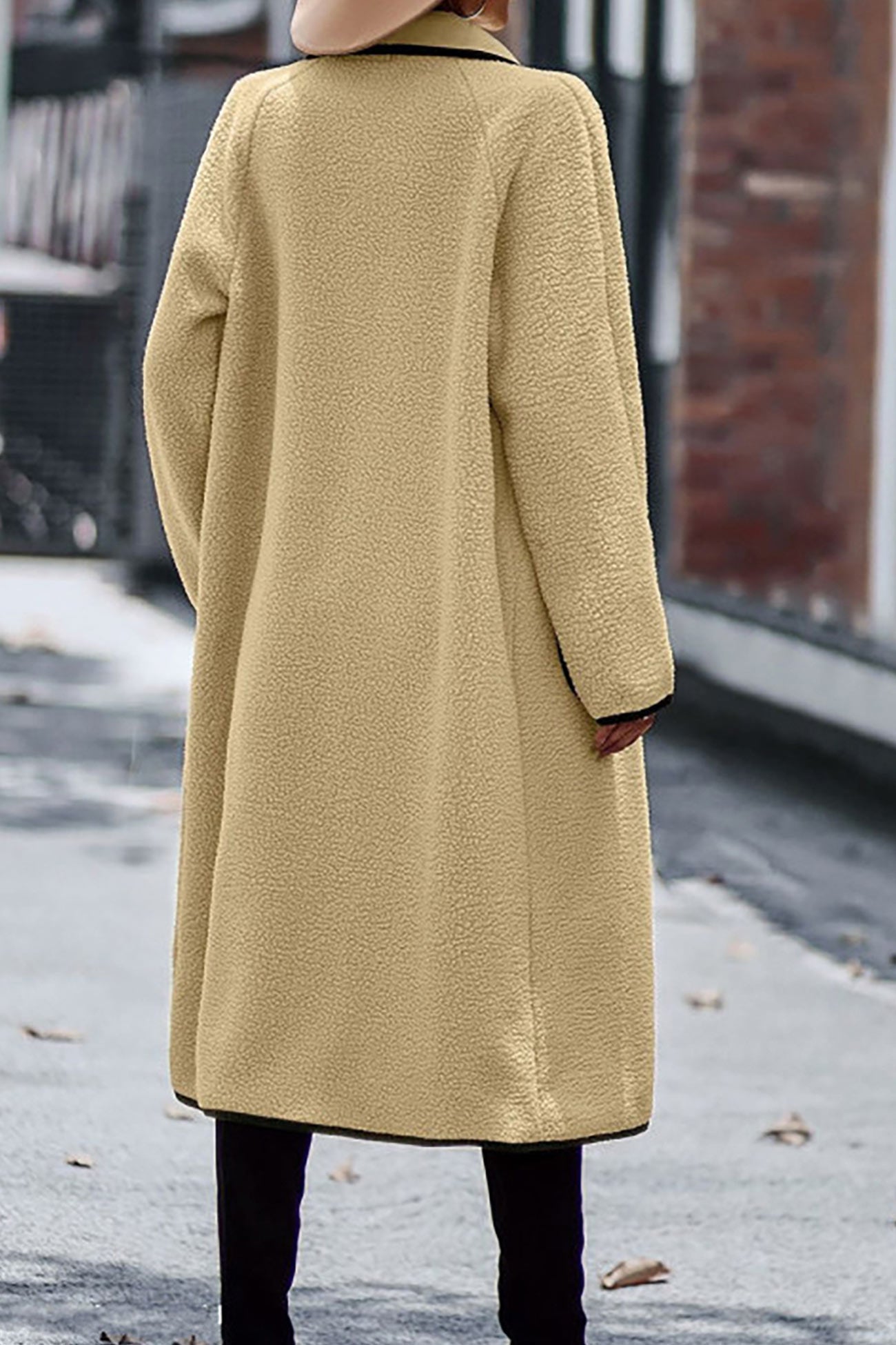 Annelie | Plush cardigan with lapel pockets
