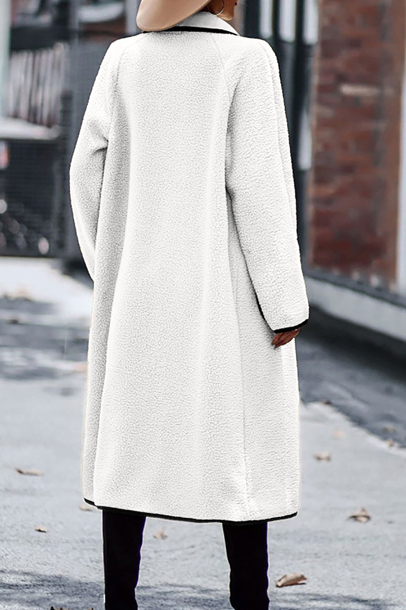 Annelie | Plush cardigan with lapel pockets