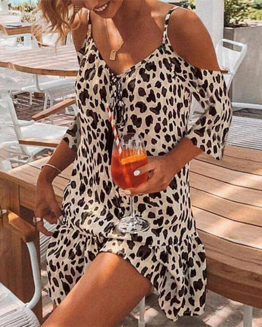 Fabiana® | Leopard Print Dress Summer Elegance With A Wild Touch