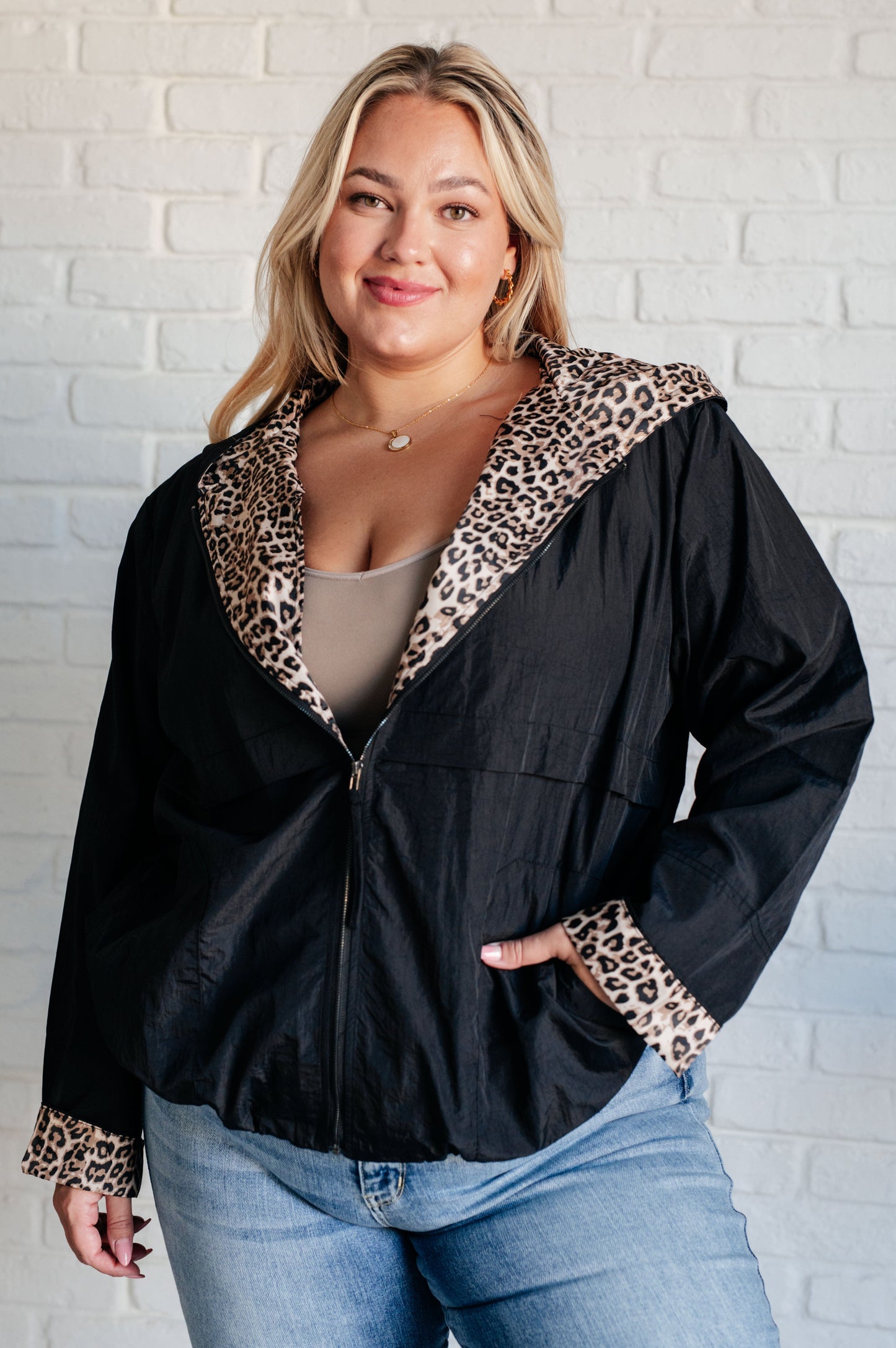 Marlene | Let's Get Wild hooded windbreaker
