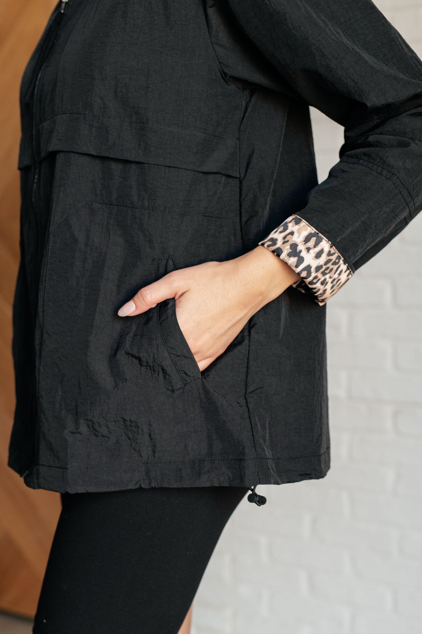 Marlene | Let's Get Wild hooded windbreaker