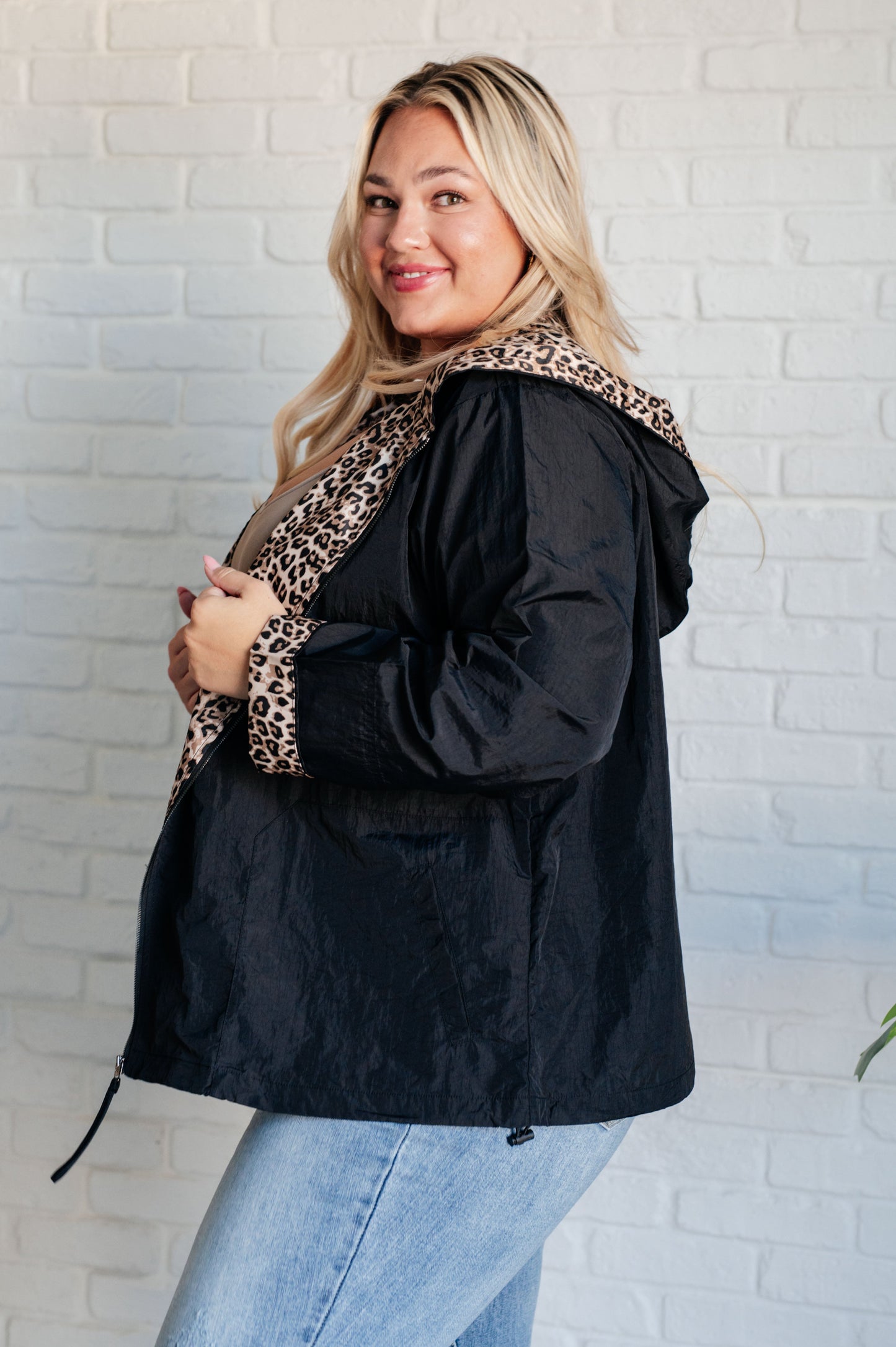 Marlene | Let's Get Wild hooded windbreaker
