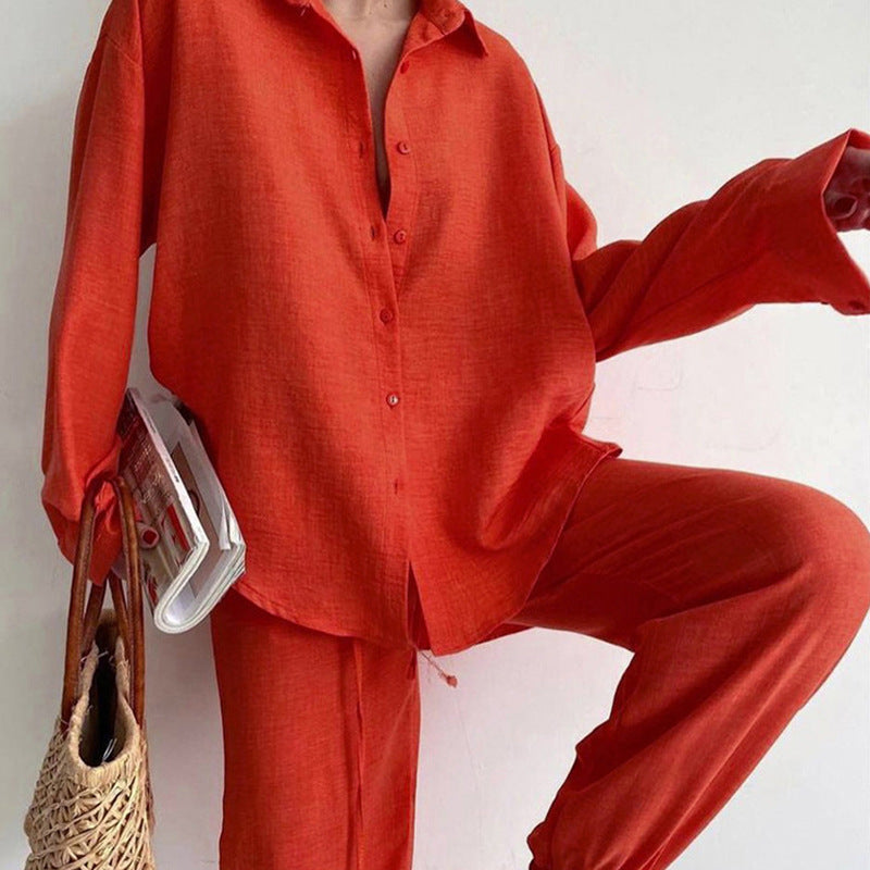 Mariela® | Wide Leg Blouse And Trousers