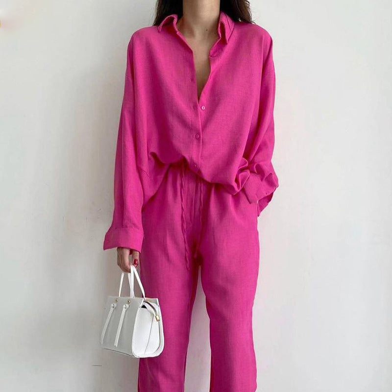 Mariela® | Wide Leg Blouse And Trousers