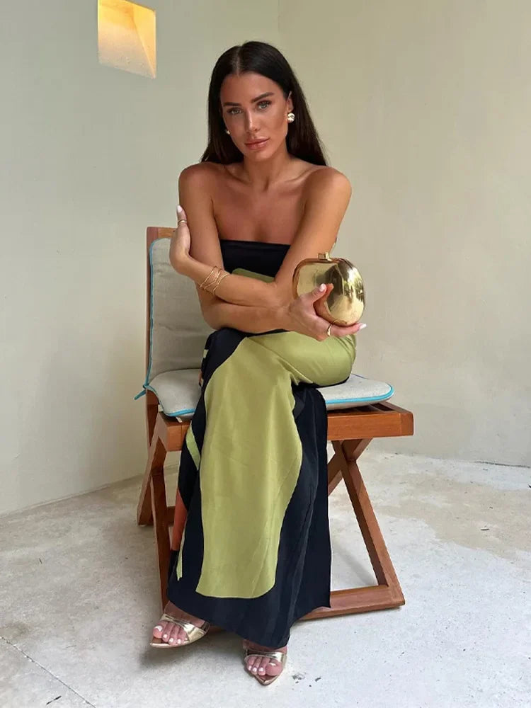 Logan® | Women'S Floral Strapless Summer Maxi Dress