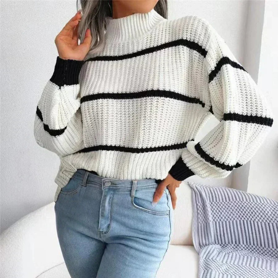 Elvira® | Pull comfortable in cotton for women, with an elegant cut