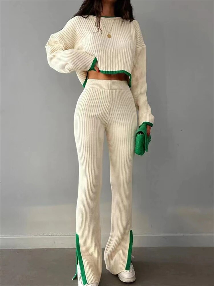 Henny | Knitted tracksuit set