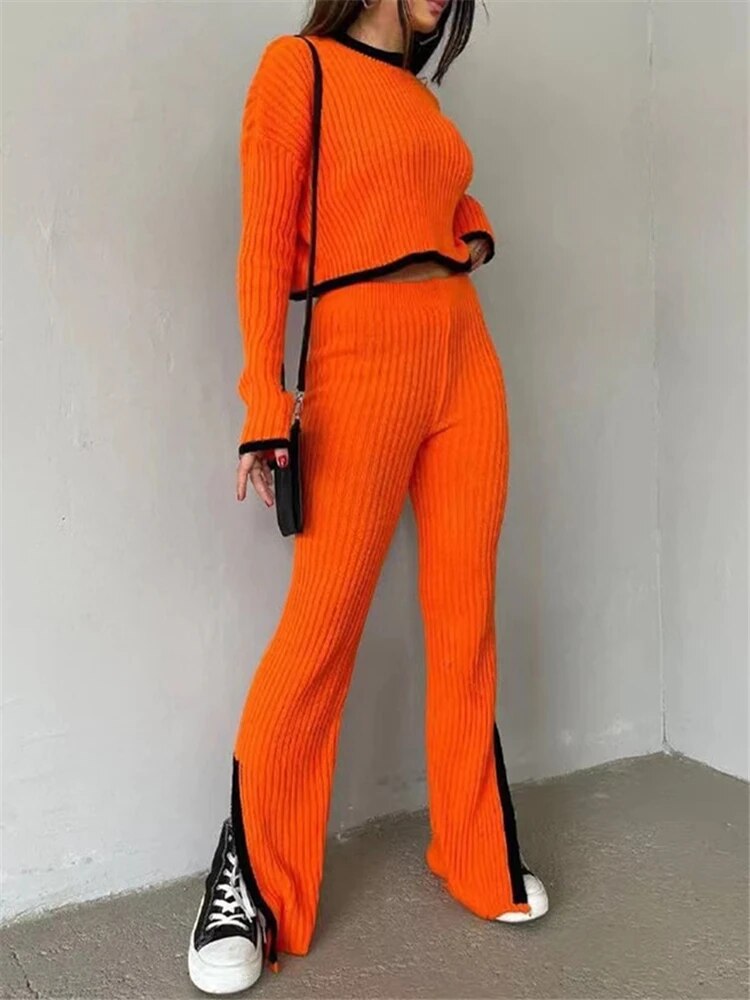 Henny | Knitted tracksuit set