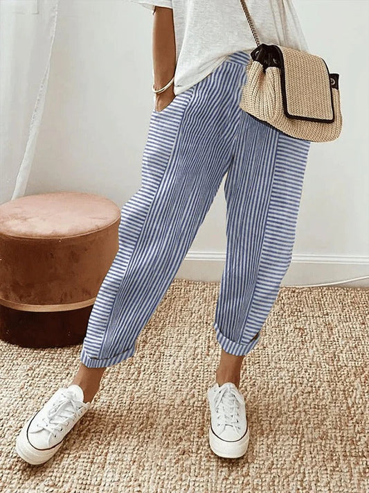 Antonella® | Striped women's trousers