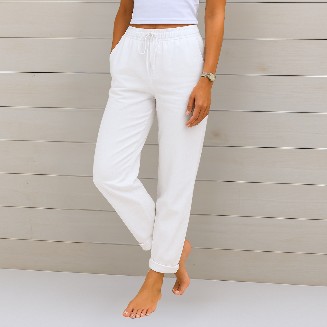 Luisa® | Breathable linen women's trousers