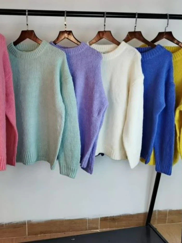 Delia | handwoven oversized sweater for women