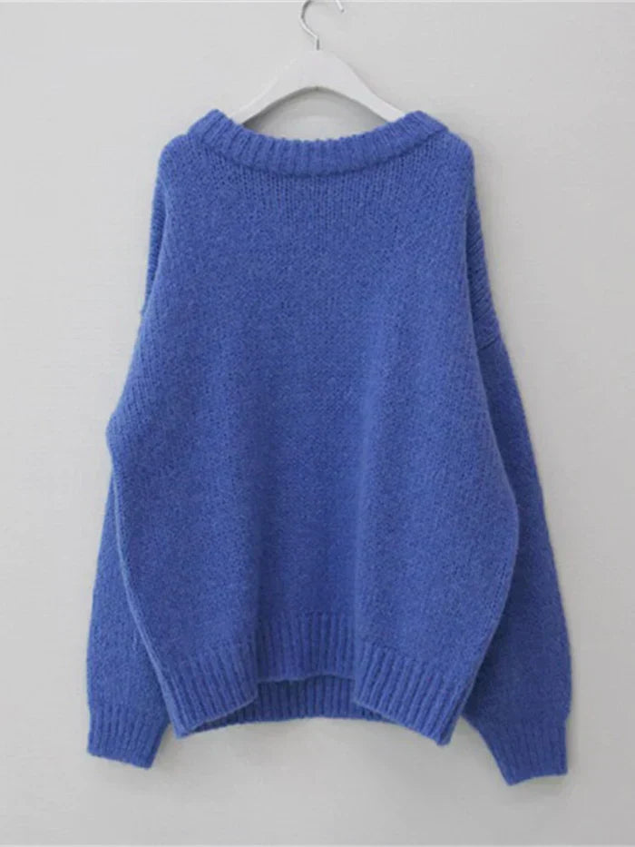Delia | handwoven oversized sweater for women