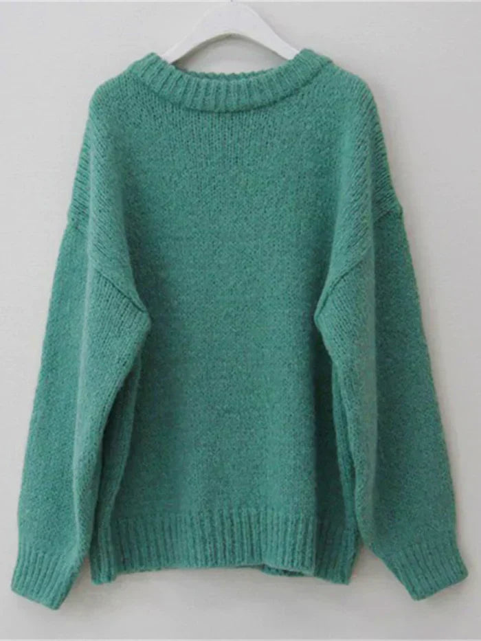 Delia | handwoven oversized sweater for women