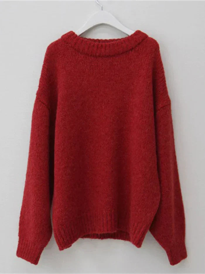 Delia | handwoven oversized sweater for women
