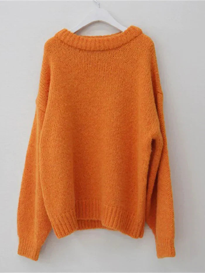 Delia | handwoven oversized sweater for women