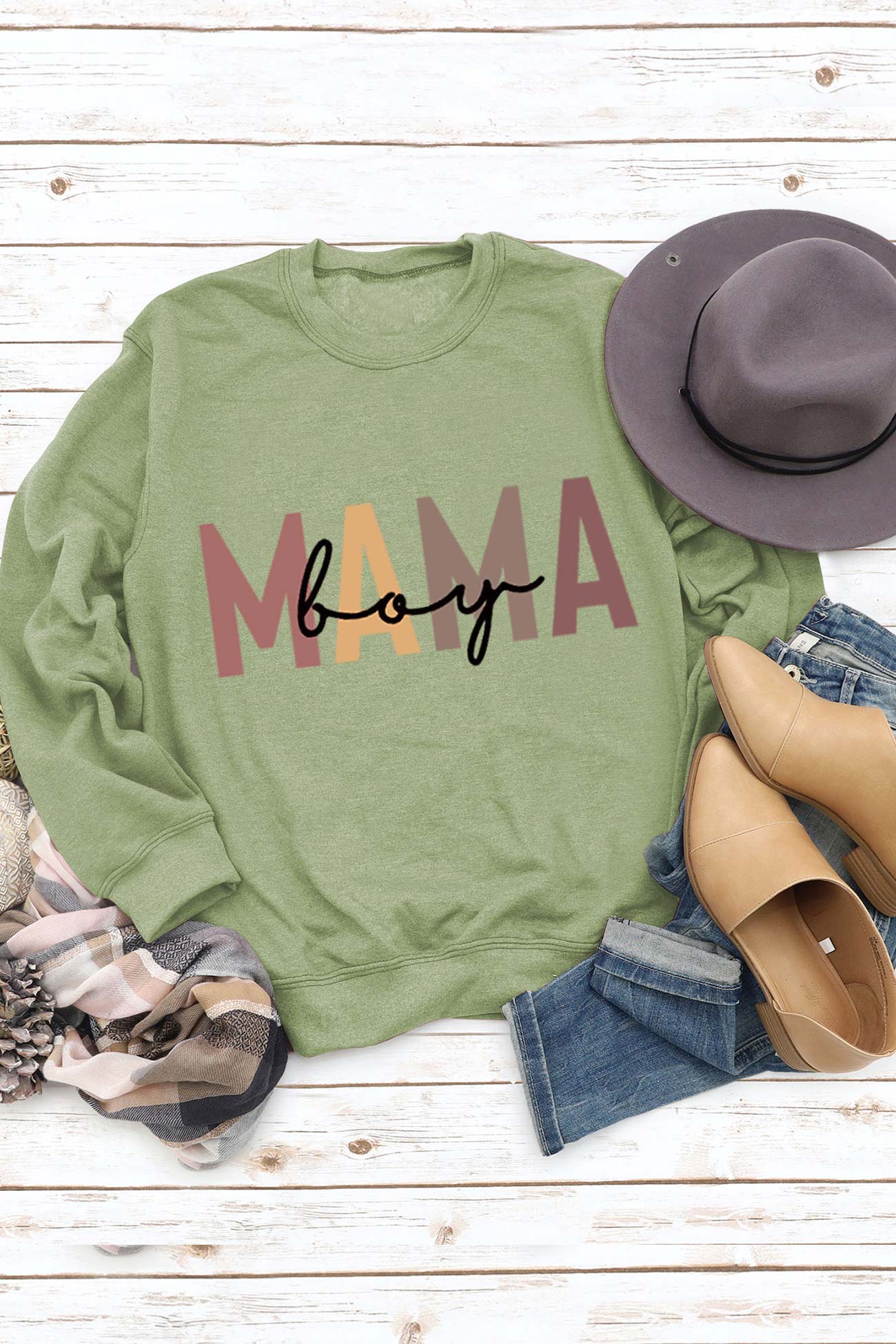 Carla | Sweatshirt with “Mama” print for boys