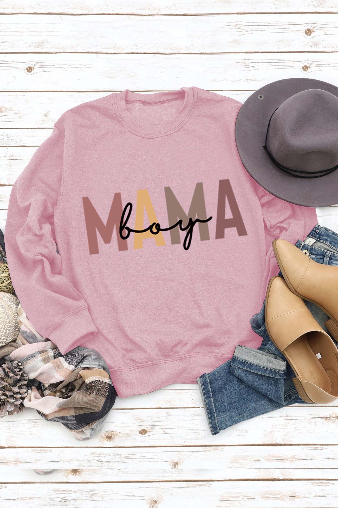 Carla | Sweatshirt with “Mama” print for boys