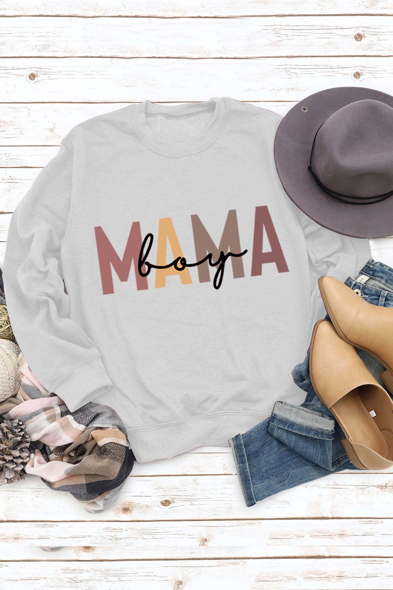 Carla | Sweatshirt with “Mama” print for boys