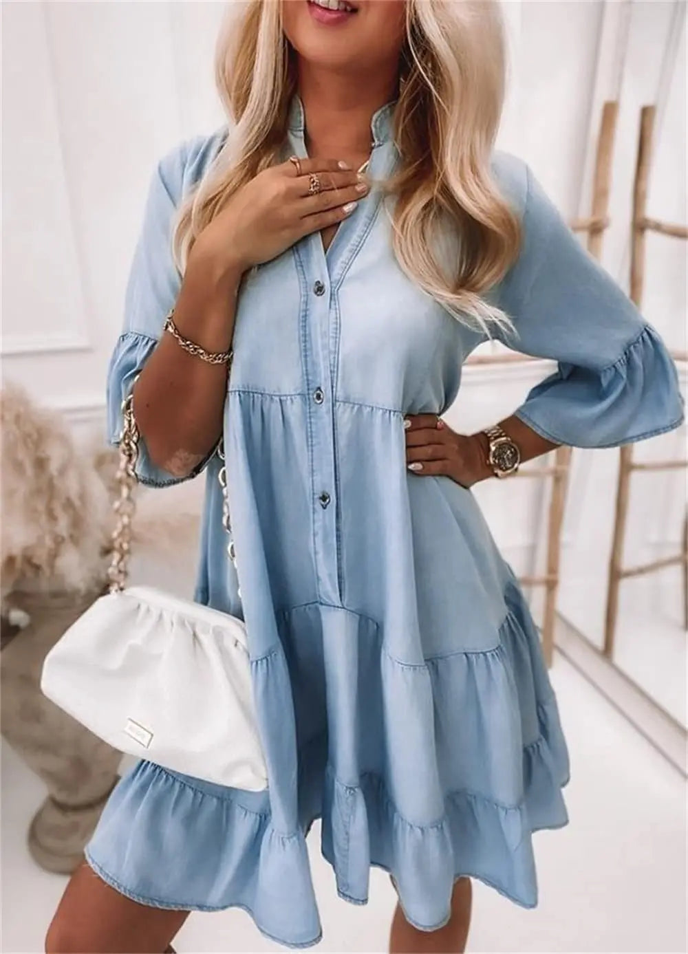 Audrey® | Elegant And Modern Denim Dress