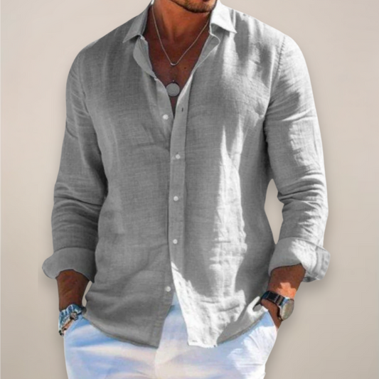 Evan | Men’s Casual Long Sleeve Button Up Shirt