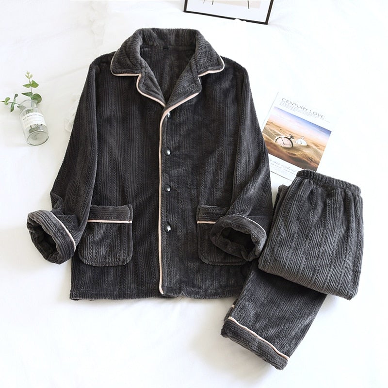 Angelica | Comfortable flannel pajama set for women