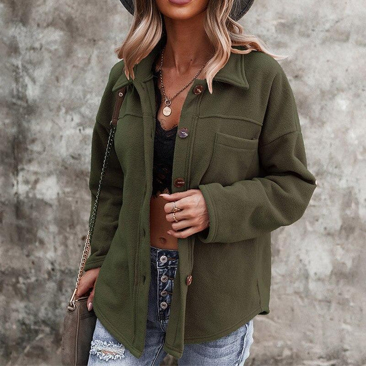 Florencia® | Elegant oversized fleece jacket for women