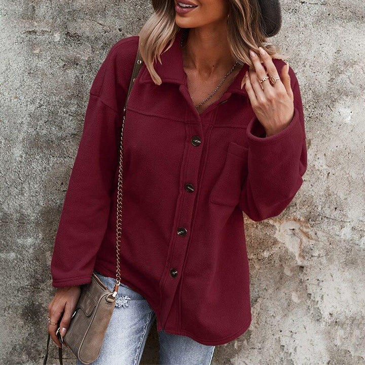 Florencia | Elegant oversized fleece jacket for women