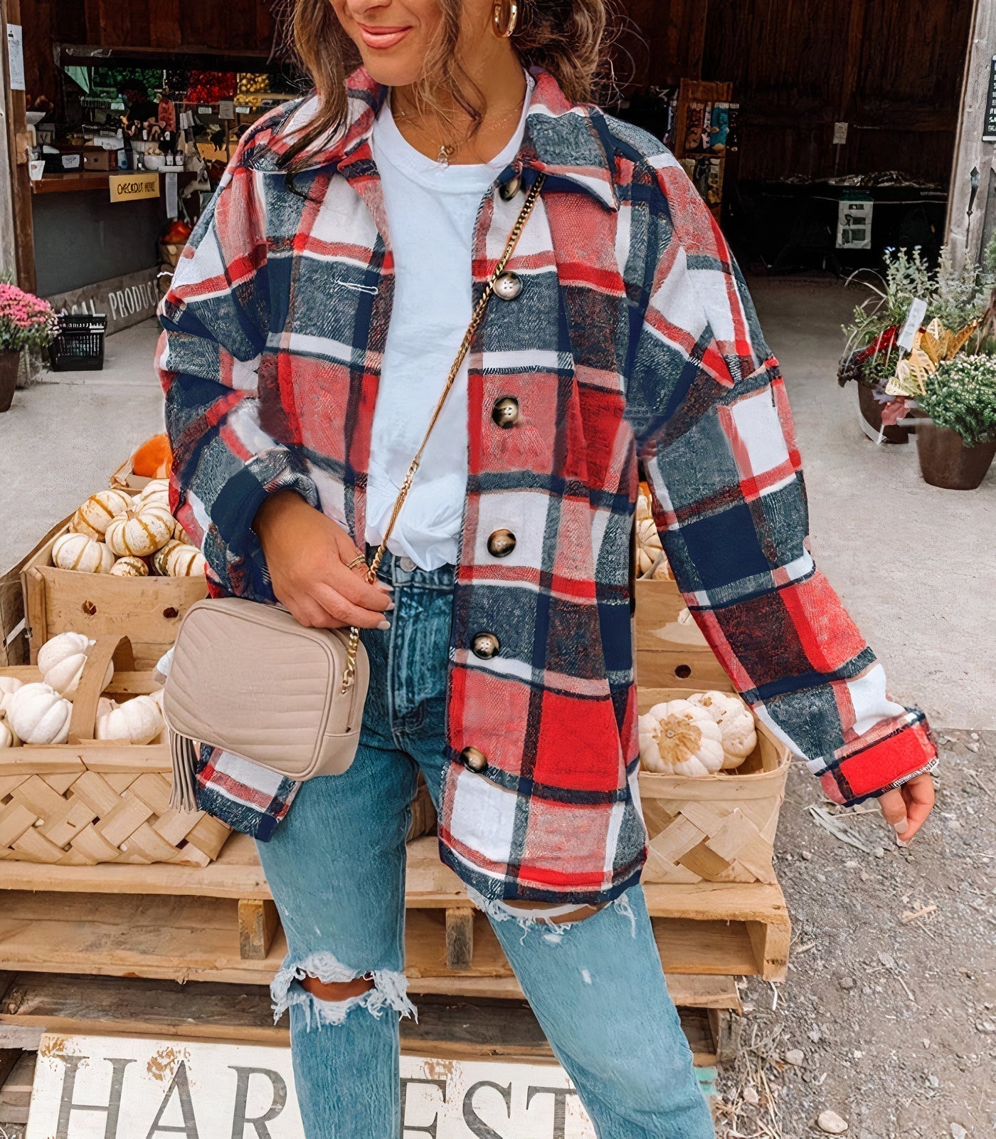 Carmen | Checked summer jacket