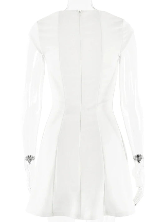 Elegant Backless Bodycon Mini Party Dress