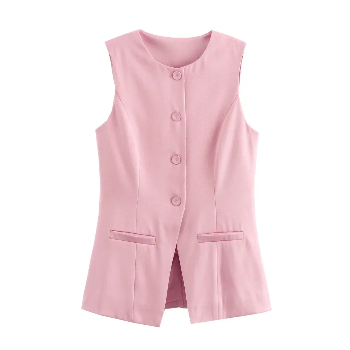 Patricia® | Elegant women's two-piece set vintage short sleeve button placket