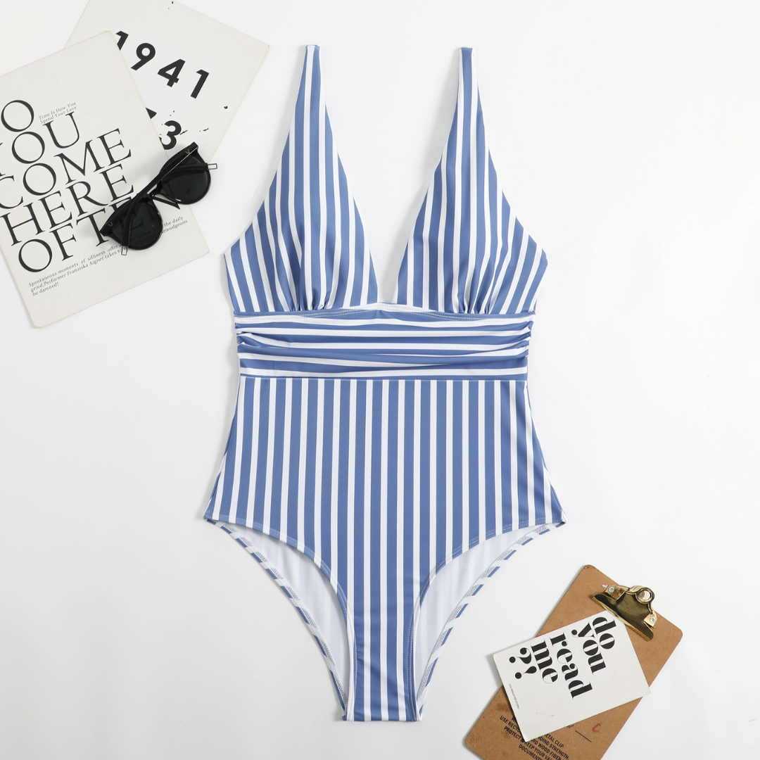 Louise® | One-Piece V-Neck Swimsuit