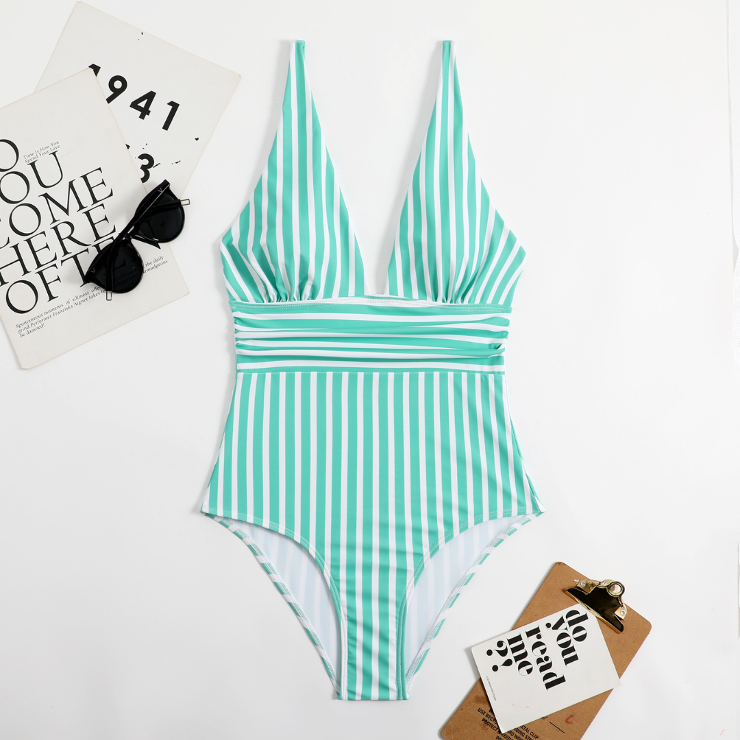 Louise® | One-Piece V-Neck Swimsuit
