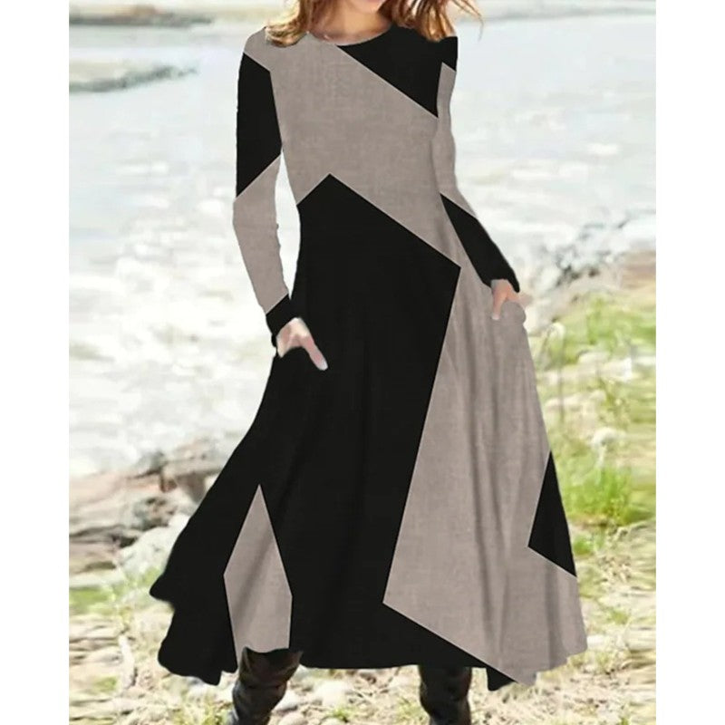 Aixa® | Women's long-sleeved midi dress