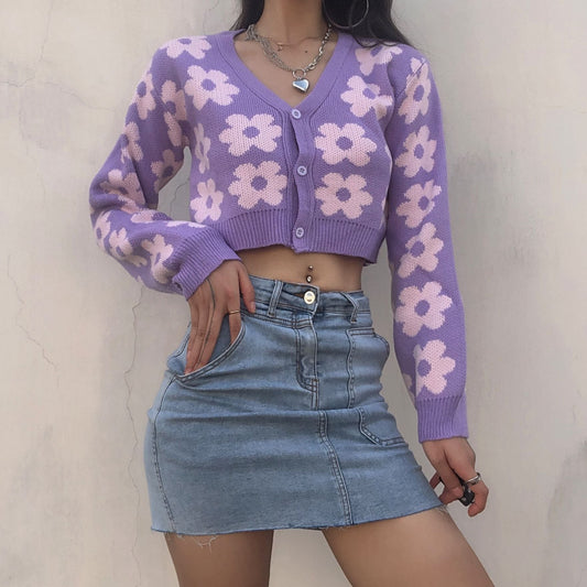 Lorena® | Women's jacket with a floral pattern