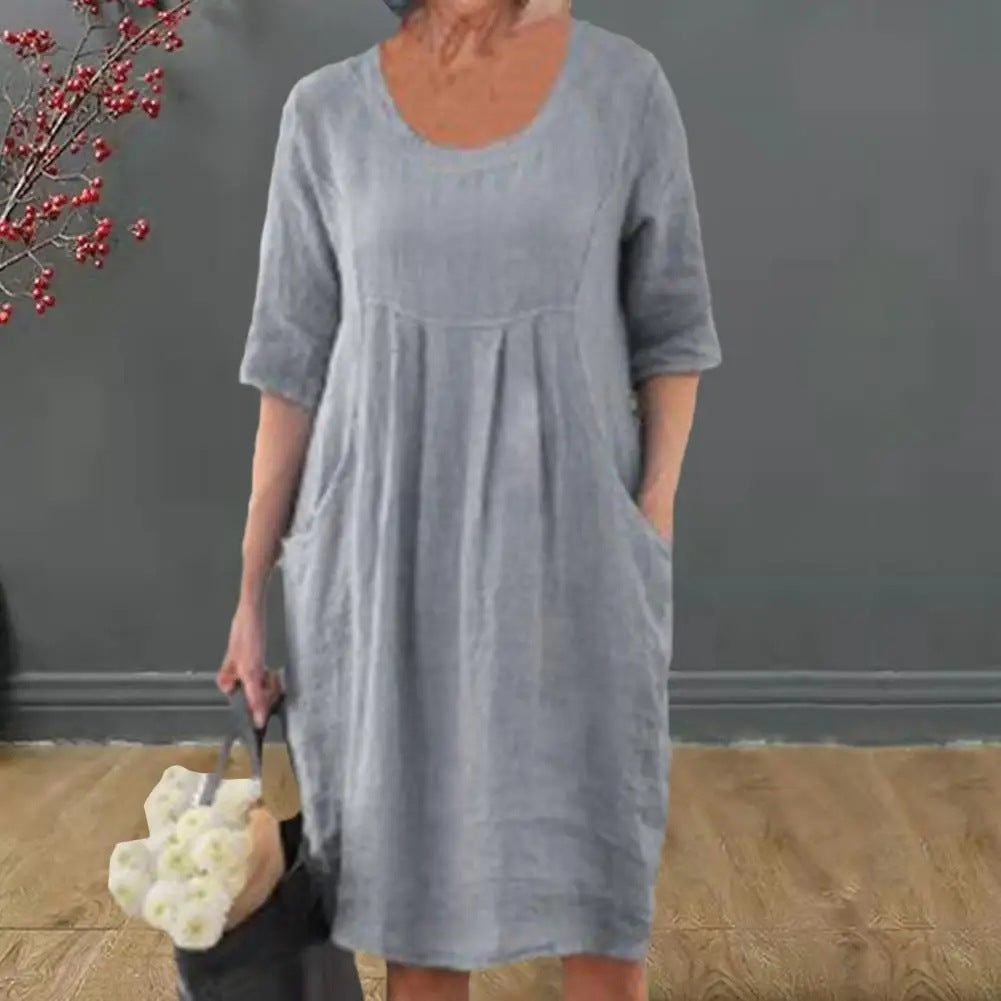 Sharon® | Women's short-sleeved vintage dress