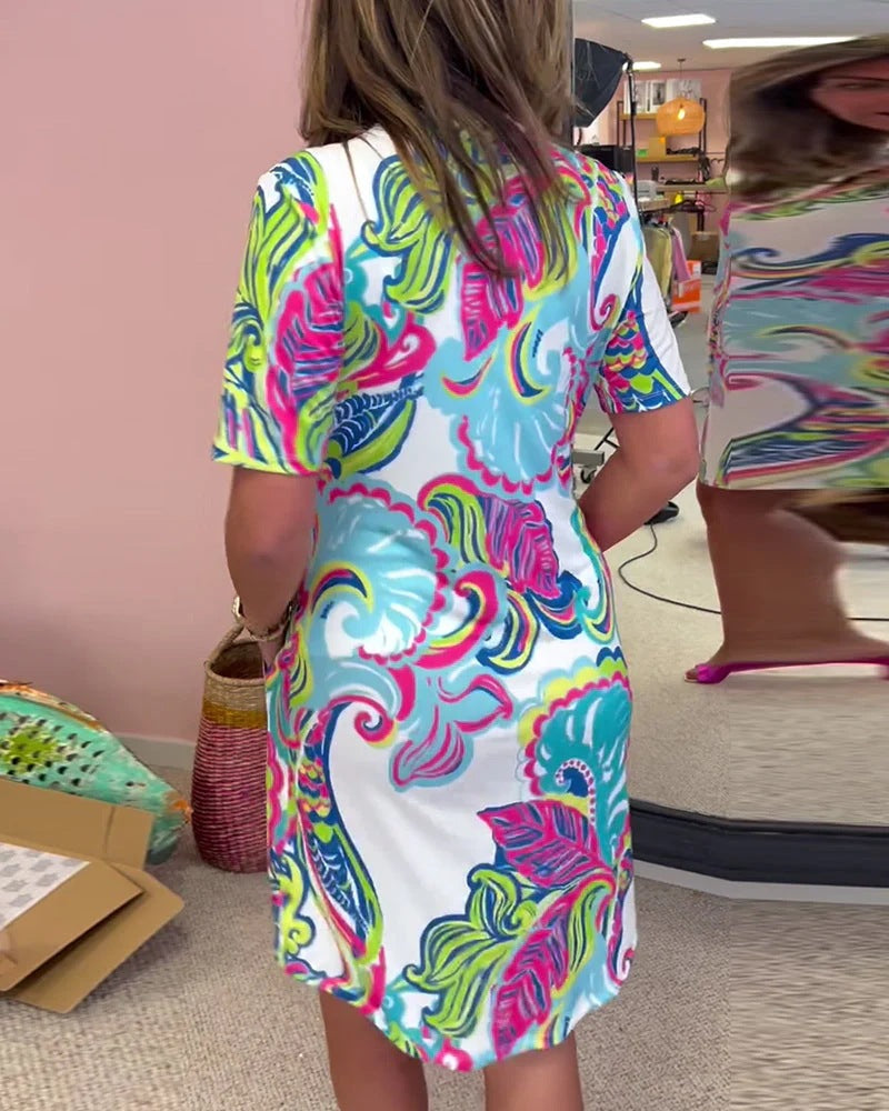 April® | Colorful Patterned Summer Dress
