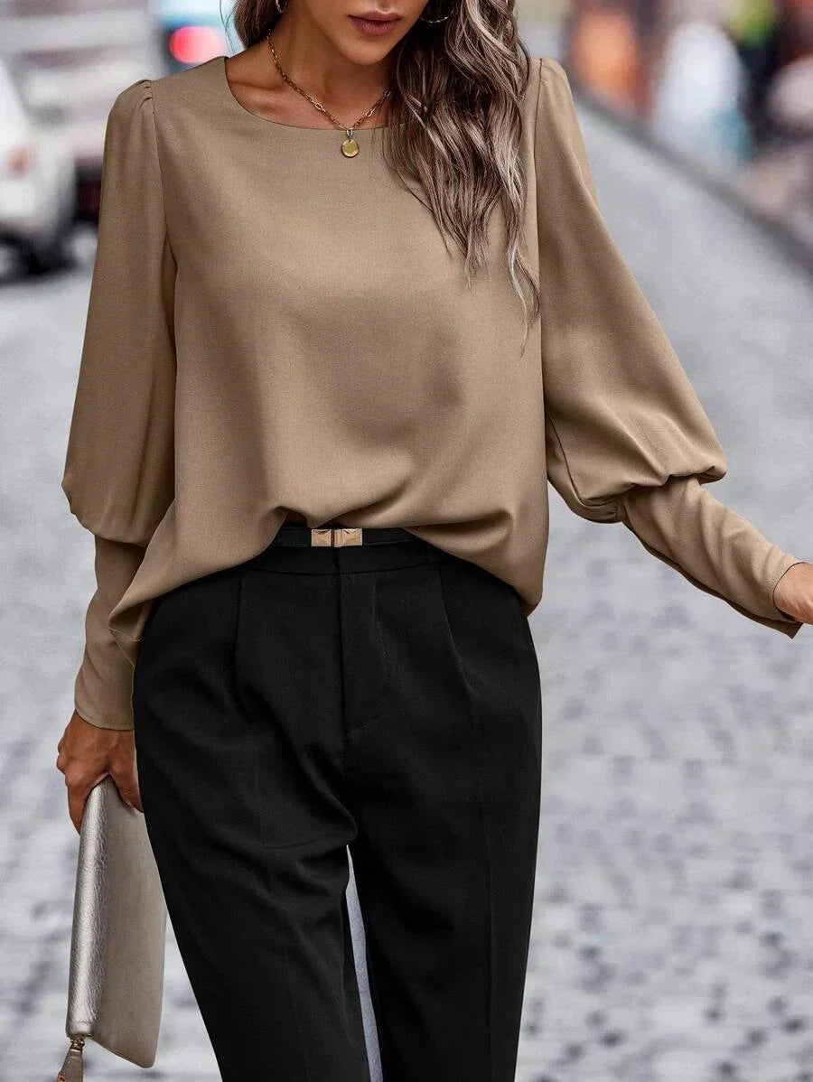 Argelia® | Elegant Blouse With Pleated Sleeves