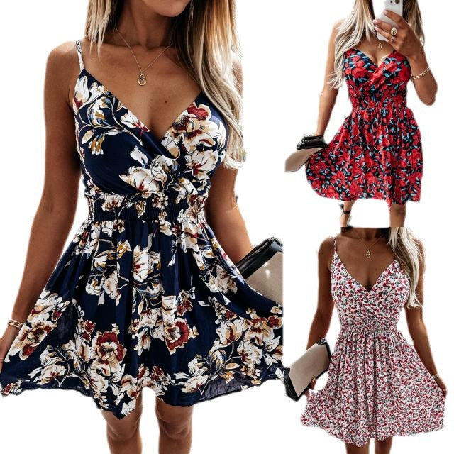 Marta® | Women'S Floral Smocked A-Line Dress